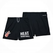 Pantalone Miami Heat Mitchell & Ness Hardwood Classics Negro