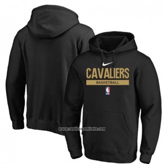 Sudaderas con Capucha Cleveland Cavaliers Practice Performance 2022-23 Negro