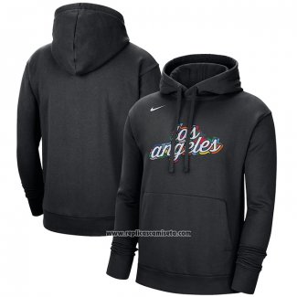 Sudaderas con Capucha Los Angeles Clippers Ciudad 2022-23 Negro