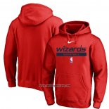 Sudaderas con Capucha Washington Wizards Practice Performance 2022-23 Rojo