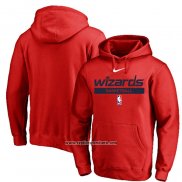 Sudaderas con Capucha Washington Wizards Practice Performance 2022-23 Rojo