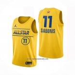 Camiseta All Star 2021 Indiana Pacers Domantas Sabonis #11 Oro