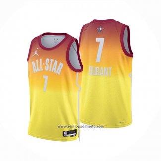 Camiseta All Star 2023 Brooklyn Nets Kevin Durant #7 Naranja