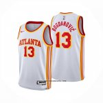 Camiseta Atlanta Hawks Bogdan Bogdanovic NO 13 Association 2024-25 Blanco