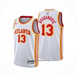 Camiseta Atlanta Hawks Bogdan Bogdanovic NO 13 Association 2024-25 Blanco
