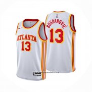 Camiseta Atlanta Hawks Bogdan Bogdanovic NO 13 Association 2024-25 Blanco