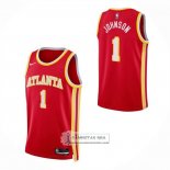 Camiseta Atlanta Hawks Jalen Johnson NO 1 Icon 2026-27 Rojo