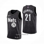 Camiseta Brooklyn Nets Iman Shumpert #21 Earned 2020-21 Negro