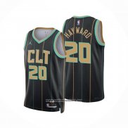 Camiseta Charlotte Hornets Gordon Hayward #20 Ciudad 2022-23 Negro