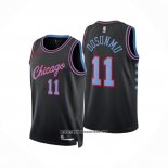 Camiseta Chicago Bulls Ayo Dosunmu NO 11 Ciudad 2025-26 Negro