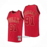 Camiseta Chicago Bulls Dennis Rodman #91 Retro 2020 Chinese New Year Rojo