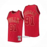 Camiseta Chicago Bulls Dennis Rodman #91 Retro 2020 Chinese New Year Rojo