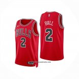 Camiseta Chicago Bulls Lonzo Ball NO 2 Icon 2025-26 Rojo