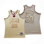 Camiseta Chicago Bulls Michael Jordan #23 Mitchell & Ness 1997-98 Oro