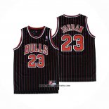 Camiseta Chicago Bulls Michael Jordan #23 Retro 1995-96 Negro