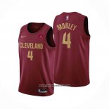 Camiseta Cleveland Cavaliers Evan Mobley #4 Icon 2022-23 Rojo