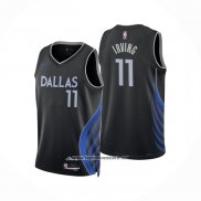 Camiseta Dallas Mavericks Kyrie Irving NO 11 Ciudad 2025-26 Negro
