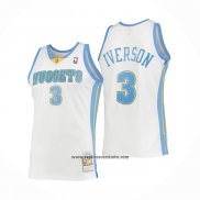 Camiseta Denver Nuggets Allen Iverson #3 Mitchell & Ness 2006-07 Blanco