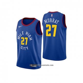 Camiseta Denver Nuggets Jamal Murray #27 Statement 2018-19 Azul