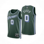 Camiseta Detroit Pistons Jalen Duren #0 Ciudad 2022-23 Verde