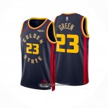 Camiseta Golden State Warriors Draymond Green #23 Ciudad 2024-25 Azul