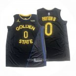 Camiseta Golden State Warriors Gary Payton II NO 0 Statement 2024-25 Negro