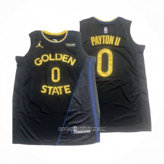 Camiseta Golden State Warriors Gary Payton II NO 0 Statement 2024-25 Negro