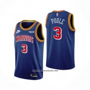 Camiseta Golden State Warriors Jordan Poole #3 75th Anniversary Azul