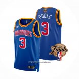 Camiseta Golden State Warriors Jordan Poole #3 Classic 2022 NBA Finals Azul