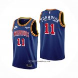 Camiseta Golden State Warriors Klay Thompson #11 75th Anniversary Azul