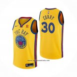 Camiseta Golden State Warriors Stephen Curry #30 Ciudad Amarillo