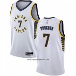 Camiseta Indiana Pacers Malcolm Brogdon #7 Association Blanco