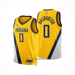 Camiseta Indiana Pacers Tyrese Haliburton NO 0 Statement 2024-25 Amarillo