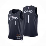 Camiseta Los Angeles Clippers James Harden #1 Ciudad 2023-24 Azul