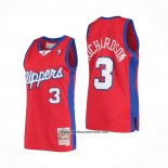 Camiseta Los Angeles Clippers Quentin Richardson #3 Mitchell & Ness 2000-01 Rojo