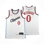 Camiseta Los Angeles Clippers Russell Westbrook #0 Association 2024-25 Blanco