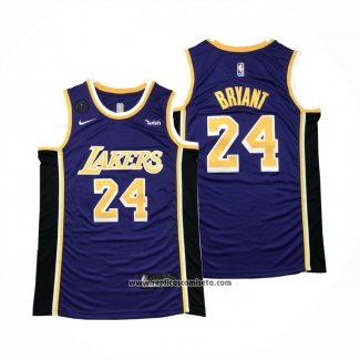 Camiseta Los Angeles Lakers Kobe Bryant #24 Statement 2018 Violeta