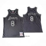 Camiseta Los Angeles Lakers Kobe Bryant #8 Swingman Mitchell & Ness 1996-97 Negro