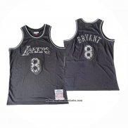 Camiseta Los Angeles Lakers Kobe Bryant #8 Swingman Mitchell & Ness 1996-97 Negro