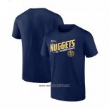 Camiseta Manga Corta Denver Nuggets 2023 NBA Finals Skip Pass Azul
