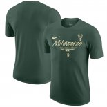 Camiseta Manga Corta Milwaukee Bucks Verde1