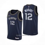 Camiseta Memphis Grizzlies Ja Morant #12 Ciudad 2021-22 Azul