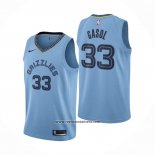 Camiseta Memphis Grizzlies Marc Gasol #33 Statement Azul