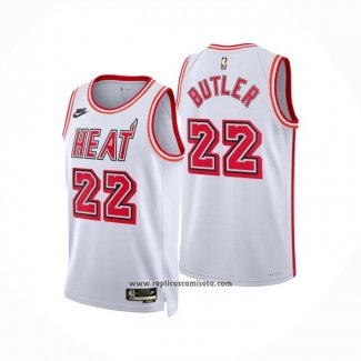 Camiseta Miami Heat Jimmy Butler #22 Classic 2022-23 Blanco