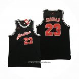 Camiseta Michael Jordan #23 Negro Rojo