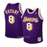 Camiseta Nino Los Angeles Lakers Kobe Bryant #8 Retro Violeta
