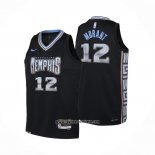 Camiseta Nino Memphis Grizzlies Ja Morant #12 Ciudad 2022-23 Negro