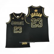 Camiseta North Carolina Tar Heels Michael Jordan #23 Negro