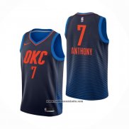 Camiseta Oklahoma City Thunder Carmelo Anthony #7 Statement Azul