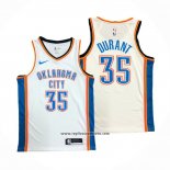 Camiseta Oklahoma City Thunder Kevin Durant #35 Association Blanco